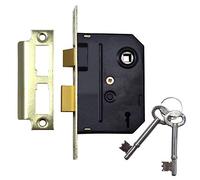 Union 2295 2 Lever Mortice Sashlock Polished Brass 76mm 3in Box