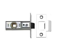 Union J2648-SE-2.50 Tubular Mortice Latch 2648 Silver Enamel 64Mm 2.5In Box