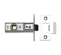 Union J2648-SE-3.00 Tubular Mortice Latch 2648 Silver Enamel 76Mm 3In Box