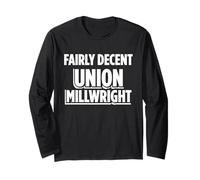 Union Millwright Industrial Mechanic Worker Long Sleeve T-Shirt