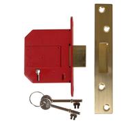 UNION StrongBOLT 2100S BS 5 Lever Mortice Deadlock 81mm 3in Satin ...