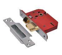 UNION - StrongBOLT 2205S 5 Lever Mortice Sashlock Stainless Steel 81mm 3in Visi