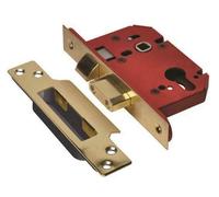 UNION Euro Sashlock JL22EUS-PB-3.0 Strongbolt Plated Brass 81 mm (3 in)