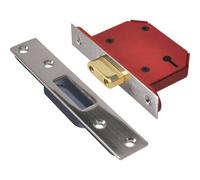 UNION Y2103S-SS-3.0 StrongBOLT 3 Lever Mortice Deadlock Stainless Steel 81mm 3in Visi