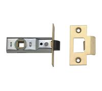 Union Tubular Mortice Latch Y2648 - 76mm (3in) Polished Brass