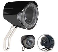 Union UN-4255 LED Dynamo Bicycle Headlight 20 Lux Switch Black Fork 6V