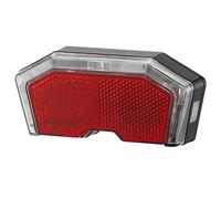 Union UN-4460 LED Bicycle Rear Light Rack Mount Black AA Batteries