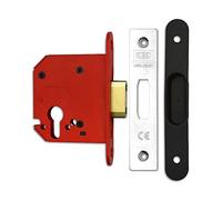 Union JL21EUS-SS-3.0 Strongbolt 21Eu Eus-Ss-3.0 Euro Deadlock Stainless Steel 81Mm 3In