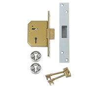 UNION V-3G115-PL-67 3G115 C Series 5 Lever Deadlock 67mm 2.5in Sat...