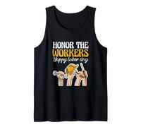 Union Worker Laborer Honor The Workers Happy Labor Day Tank Top