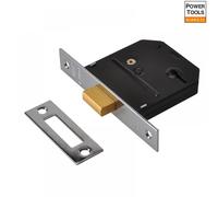 Union Y-ES-DL-PB-3.0 Es-Dl Essentials 3 Lever Mortice Deadlock Polished Brass 79Mm 3In Visi