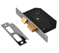 Union Y-Es-Sl-Ch-3.0 Es-Sl Essentials 3 Lever Mortice Sashlock Chrome 79mm 3In Visi Unnyesslch30