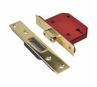 Union Y2103S-PB-2.5 StrongBOLT 2103S Polished Brass 3 Lever Mortice Lock (M286)