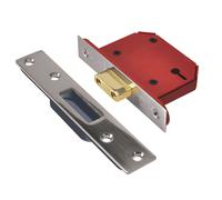 Union Y2103S-SS-2.5 Strongbolt 2103S 3 Lever Mortice Deadlock Stainless Steel 68Mm 2.5In Visi