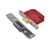 Union Y2103S-Ss-2.5 Strongbolt 2103S 3 Lever Mortice Deadlock Stainless Steel 68mm 2.5In Visi Unny2103Ss25