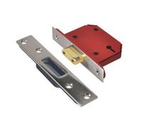 UNION Y2103S-SS-3.0 StrongBOLT 3 Lever Mortice Deadlock Stainless Steel 81mm 3in Visi