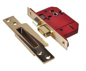 Union Y2200S-Pl-2.5 Strongbolt 2200S Bs 5 Lever Mortice Sashlock Satin Brass 68mm Visi Unny2200Sp25