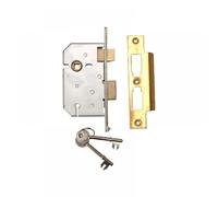 Union Y2277-PL-2.50 2277 3 Lever Mortice Sashlock Polished Brass 65Mm 2.5In Visi