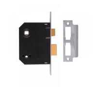 Union Y2294-CH-2.50 2294 Mortice Bathroom Lock Chrome Finish 63Mm 2.5In Visi