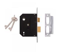 Union Y2295-CH-3.00 2295 2 Lever Mortice Sashlock Chrome Finish 76Mm 3In Visi