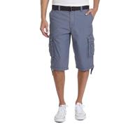 UNIONBAY Men's Cordova Belted Messenger Cargo Short-Reg and Big and Tall Sizes, Cruiser, 38