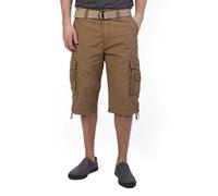 UNIONBAY Men's Cordova Belted Messenger Cargo Short - Reg and Big and Tall Sizes, Field,