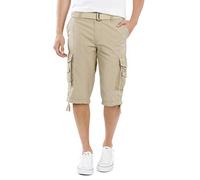 UNIONBAY Men's Cordova Belted Messenger Cargo Short - Reg and Big and Tall Sizes, Grain, 38
