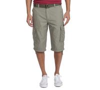 UNIONBAY Men's Cordova Belted Messenger Cargo Short-Reg and Big and Tall Sizes, Taupe, 32