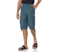 UNIONBAY Men's Cordova Cargo-Shorts mit Gürtel - Normale und Große Größen, Pomegranate, 36