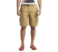 UNIONBAY Mens-Survivor Belted Cargo Short - Reg and Big & Tall Sizes Cargo Shorts - Beige -