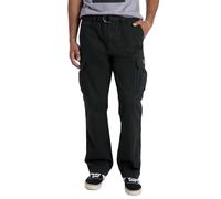 UNIONBAY Men's Survivor Iv Relaxed Fit Cargo Pant-Reg and Big and Tall Sizes Casual, Black, 36W x 32L