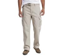 UNIONBAY Men's Survivor Iv Relaxed Fit Cargo Pant-Reg and Big and Tall Sizes Casual, Desert, 32W x 34L