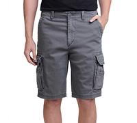UNIONBAY Men's Wyatt Stretch Cargo Short (Gray, 32)