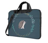 UNIOND Cute Little Hedgehog Laptop Bag for Woman Man Computer Bag Slim Shoulder Bag Laptop Case Cover 15.6 inch