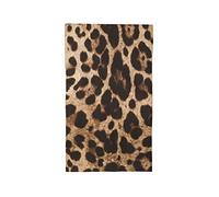 UNIOND Leopard Print Printed Hand Towel Ultra Soft Absorbent Face Towel for Bathroom Kitchen Hotel Spa 27.5×16 in