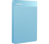 UnionSine External Hard Drive 500GB Ultra Slim Portable Hard Drive USB 3.0 HDD Storage Compatible for PC,Mac, Laptop, Xbox, Xbox one, PS4(Blue) HD2510