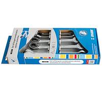 Unior 160/2cs Ratchet Ring Spanner Set in a Display Box