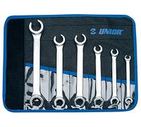 Unior 183/2CT Open Ring Spanner Set in Bag 8-24/6"