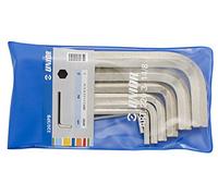 Unior 220/3PB for Allen Screws, Ball-Head Allen Key Set in Plastic Bag, 3/8 Inch