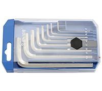 Unior 220/3PB1 for Allen Screws, Ball-Head Allen Key Set in Plastic Case, 2/10/8 Inch