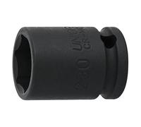 Unior 230/4 Guillotine 6P Socket for Impact Wrench 3/8 Inch 22 mm