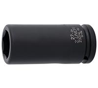 Unior 232/4L6P Machine for Impact Wrench 3/4 Inch Socket Wrench Long, 22 mm