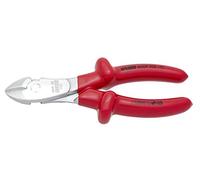 Unior 466/1VDEDP Leverage Diagonal Side Cutter, Fully Insulated, Black