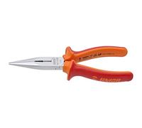 Unior 508/1VDEBI Straight Nose Pliers with Cutting Edge and Extra Long Jaws 170 mm