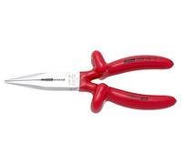 Unior 508/1VDEDP Fully Insulated Long Nose Pliers with Side Cutter and Extra Straight 170 mm