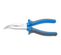 Unior 512/1BI 45 Degree Curved Long Nose Pliers with Side Cutter and Extra, 200 mm