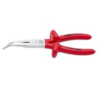 Unior 512/1VDEDP 45 ° Bent 200 mm Long Nose Pliers with Side Cutter and Extra