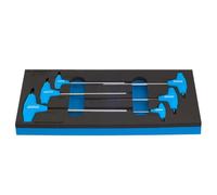 Unior 621069 621069-Juego Set of 6 Torx Con Mango T-Bar SOS 15 a TX 40 Series 964/14SOS, Blue