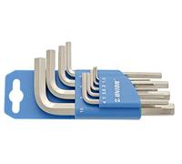 Unior Allen Wrench for Hexagon Screws, in Plastic Clips, Set of 1, 220/3Ph