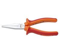 Unior Long Flat Nose Pliers 160 Red